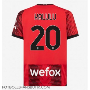 AC Milan Pierre Kalulu #20 Replika Hemmatröja 2023-24 Kortärmad